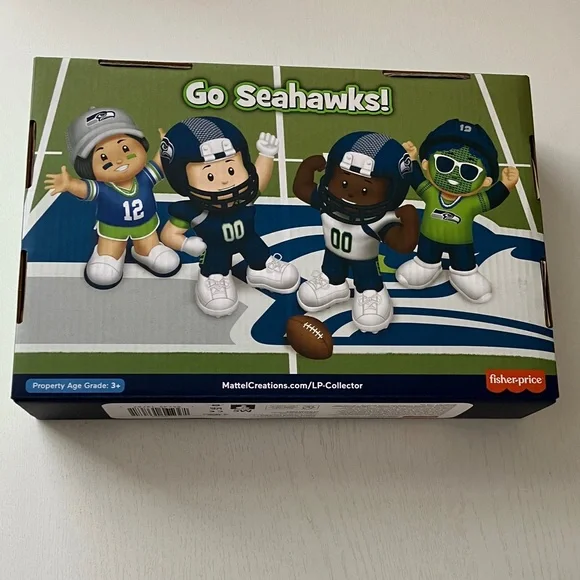 Fisher Price Seattle Seahawks “We Are 12” Little People Collector (NWT) - Picture 5 of 7